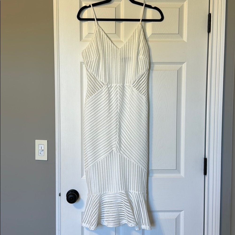 Lulu’s Women’s White Midi Dress